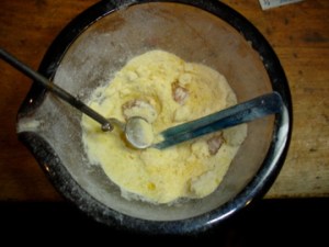 After - Powdered Shellac